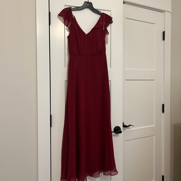 Dessy girl red dress - Picture 1 of 7